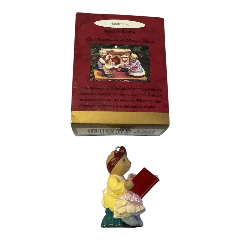 Hallmark‎ Bearnadette Bearinger Keepsake Ornament Christmas Bear 1993